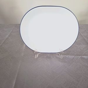 Corelle Blue Rim serving platter